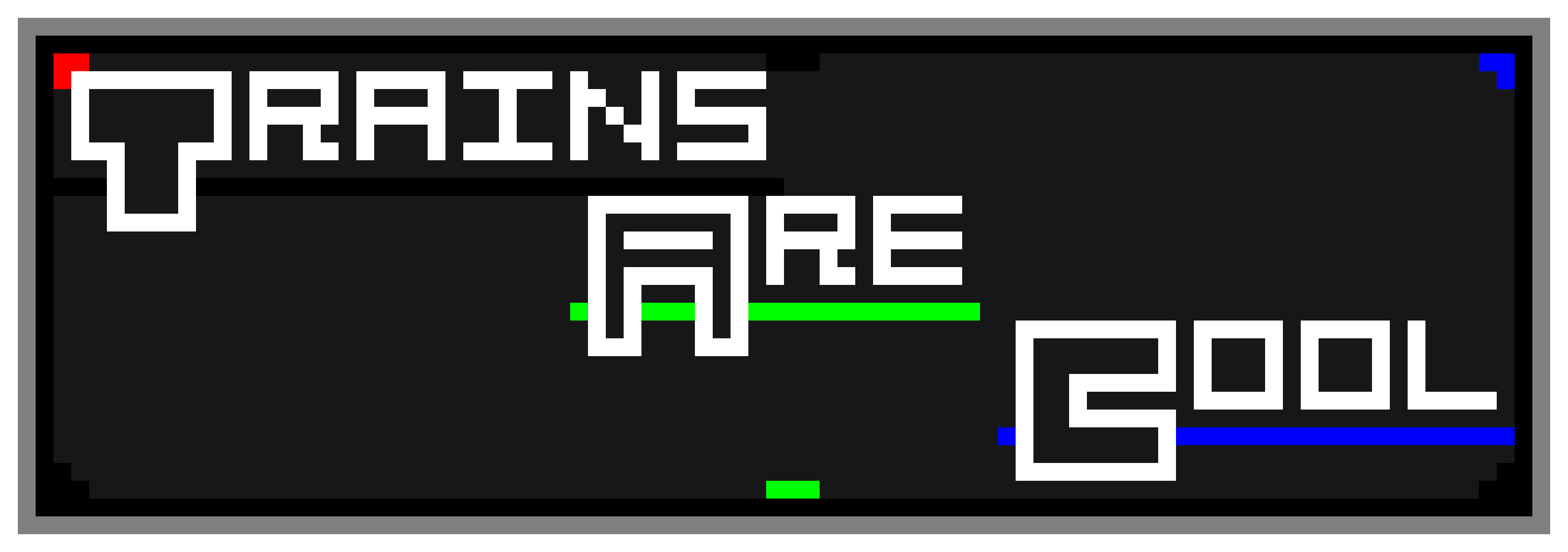 Trains Are Cool button